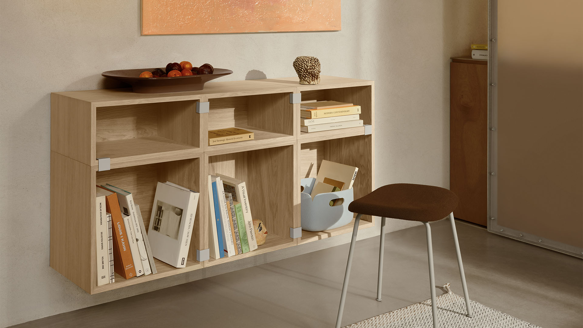 Stacked Storage Sideboard, Config 5, Lifestyle