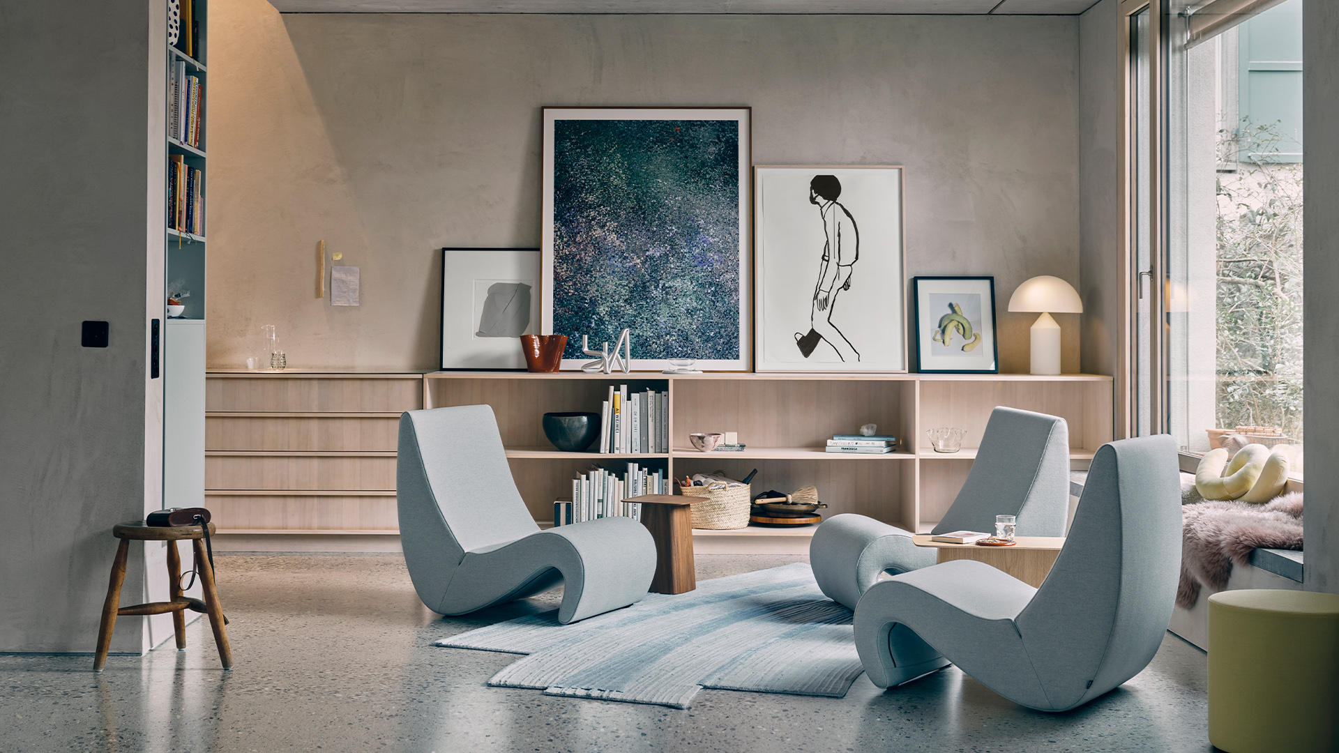 Amoebe Lounge Chair, Lifestyle