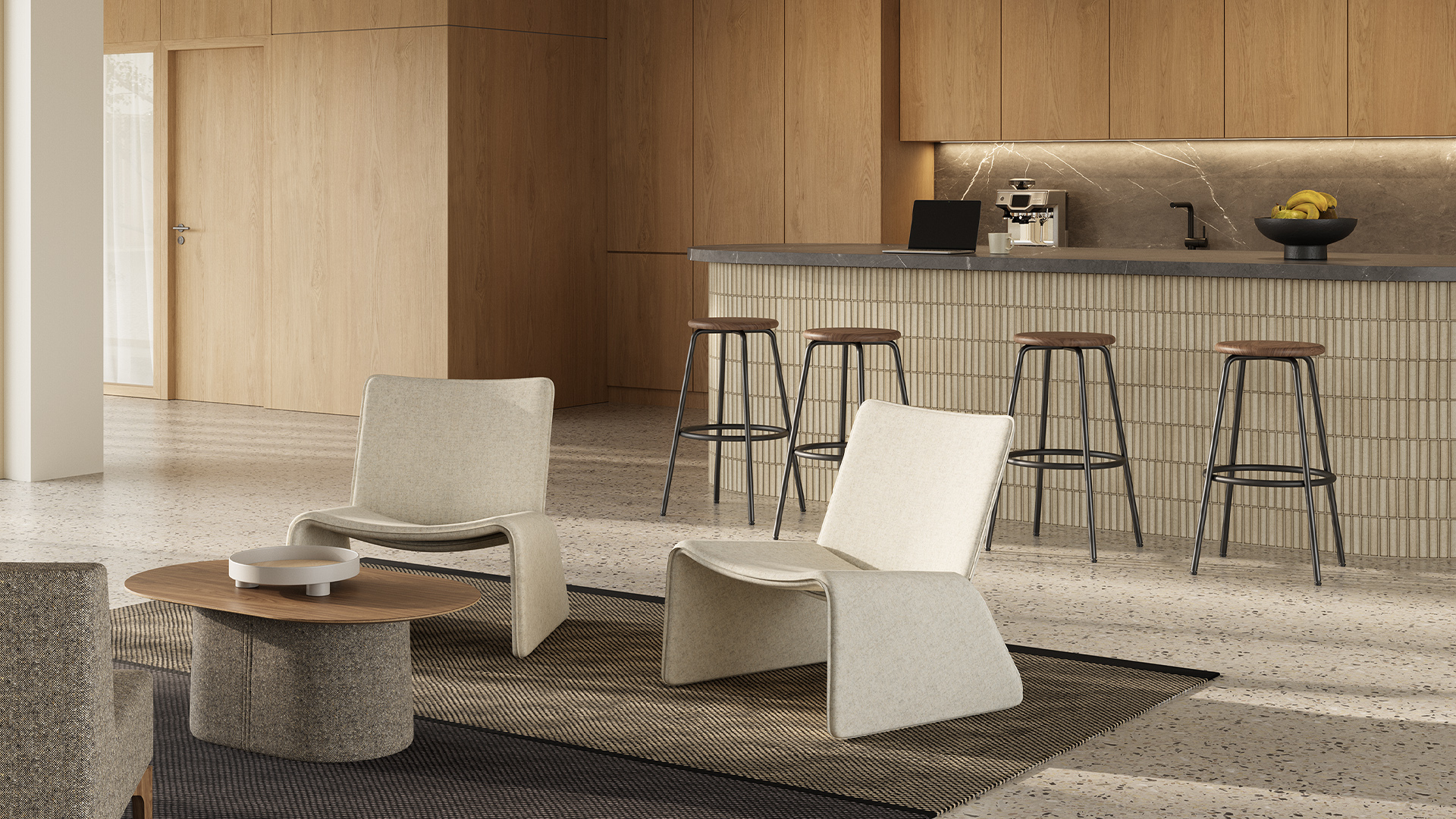 Fin Lounge Chair, Lifestyle