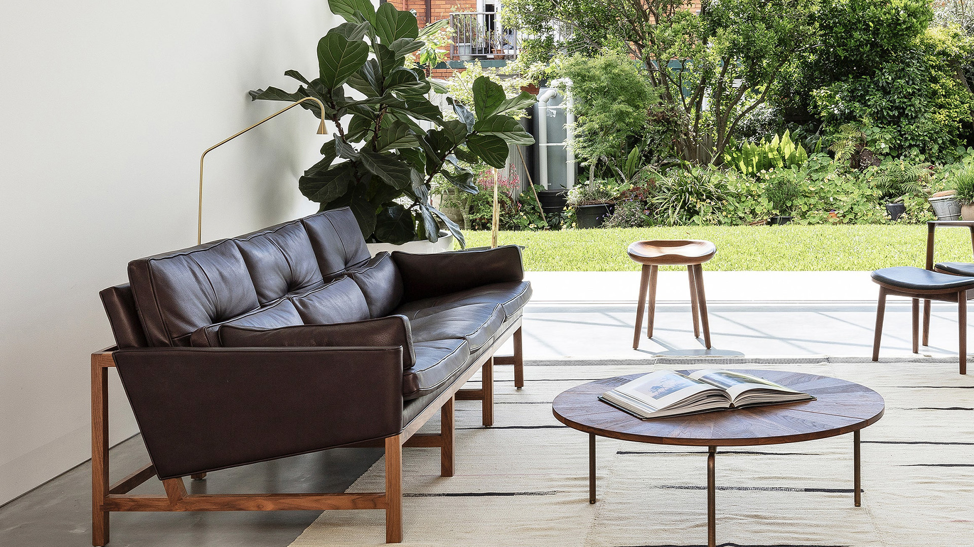 Wood Frame Sofa, Lifestyle